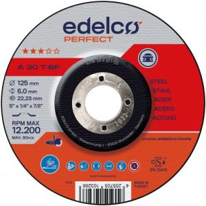 Slīpējamais disks metālam 125x6x22 PERFECT