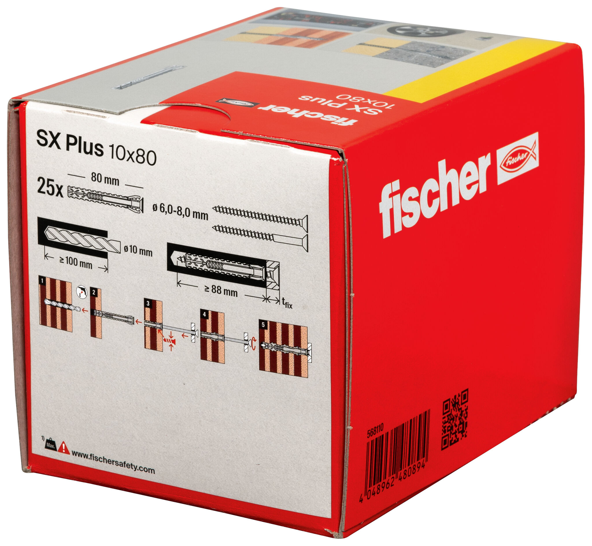 SX Plus neilona dībelis 10x80 (25 gab.) - Image 3